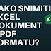 Kako sačuvati Excel dokument u PDF formatu?