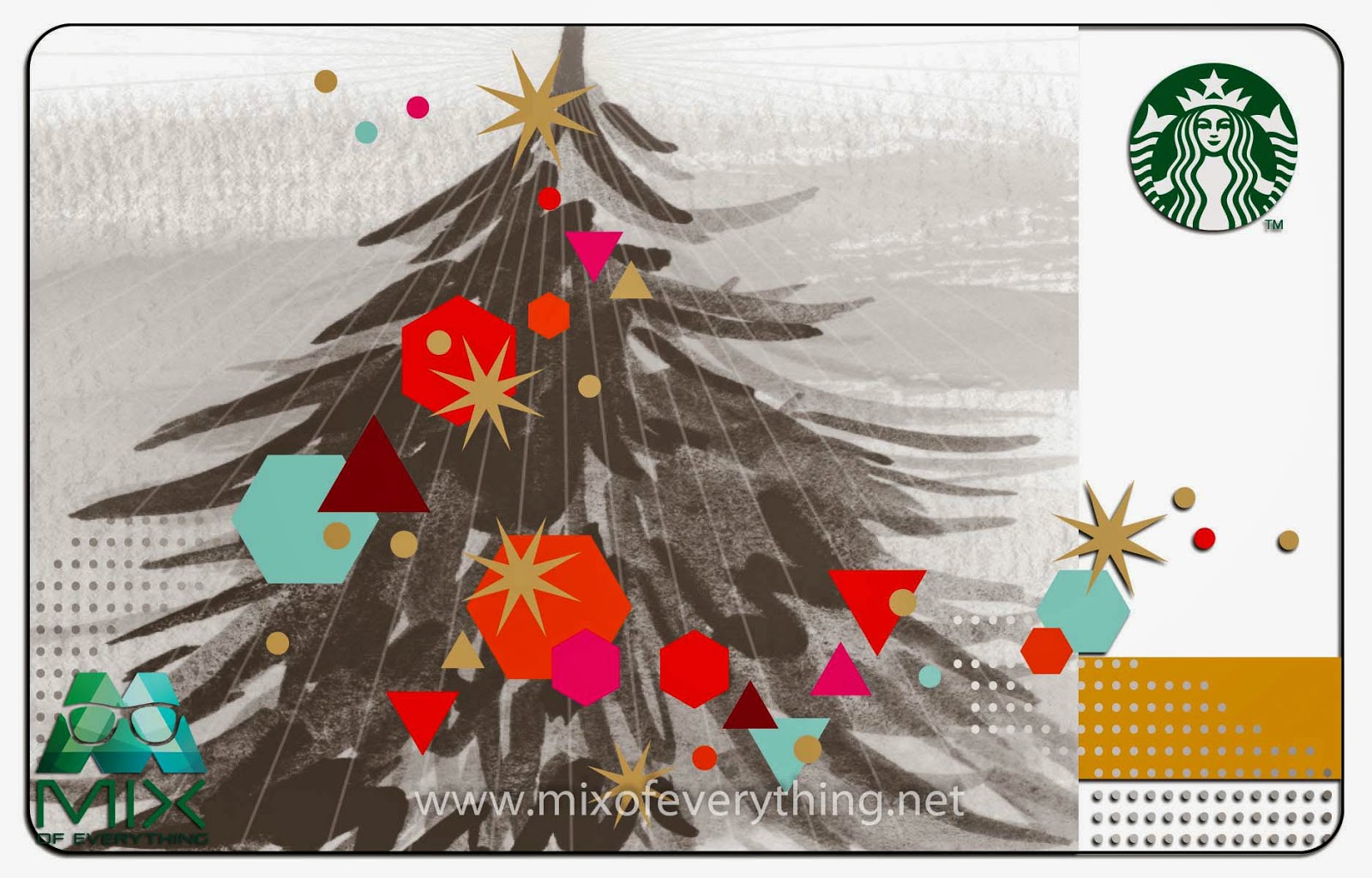 Printable Starbucks Christmas Card