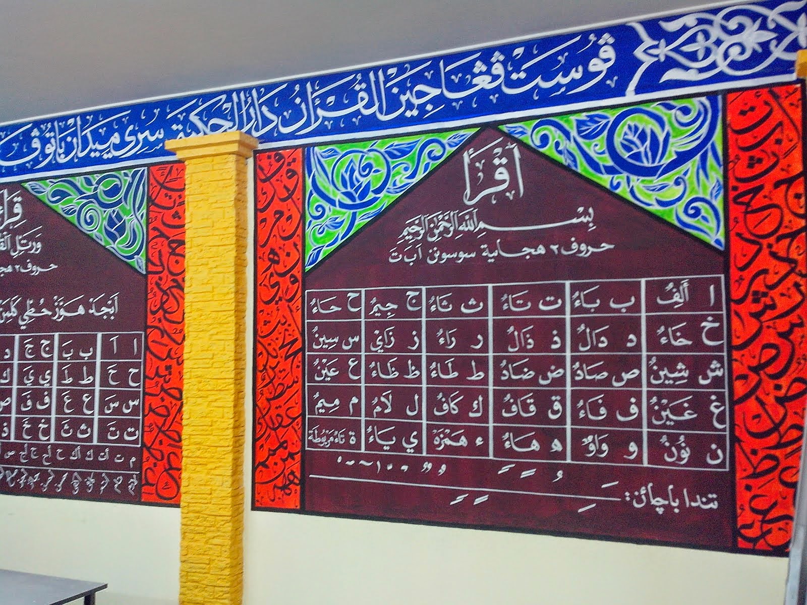 Membuat Mural Khat