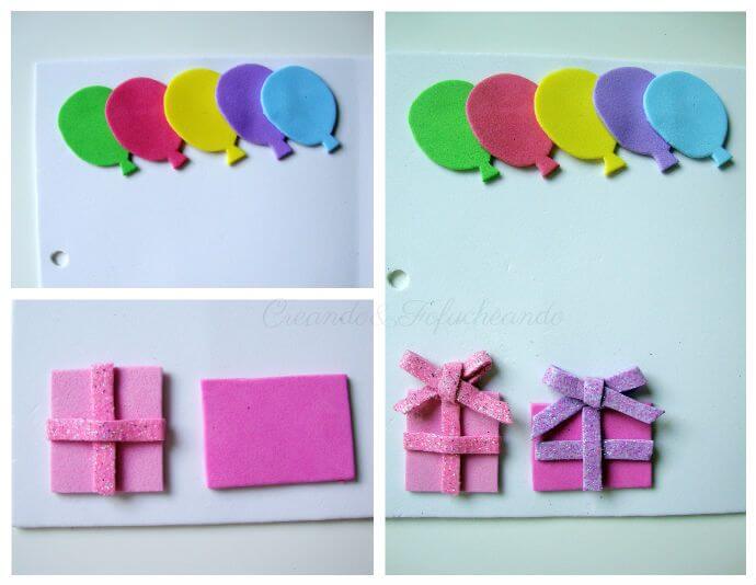 paso-a-paso-pegamos-globos-y-regalos-de-la-tarjeta-de-cumpleaños-en-goma-eva