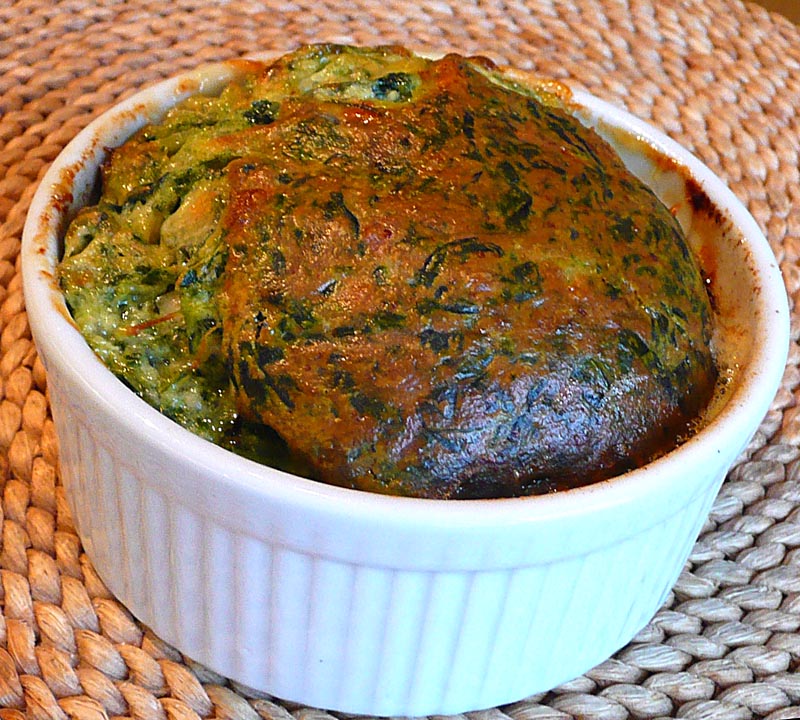 Living the life in SaintAignan Easy spinach soufflé
