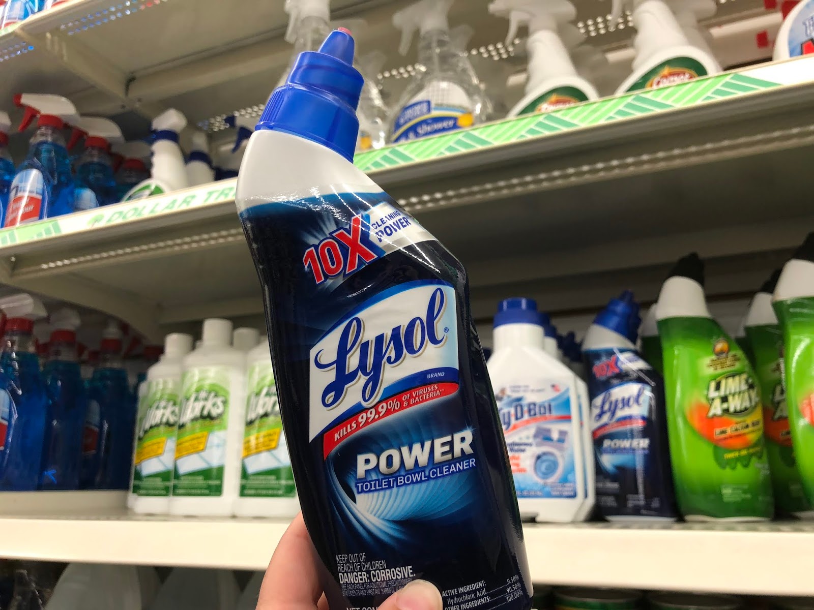Dollar Tree: Lysol Toilet Bowl Cleaner 50 Cents Each!