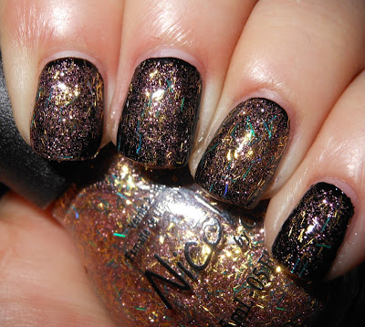 Imperfectly Painted: Nicole by OPI A Gold Winter's Night- Two Ways