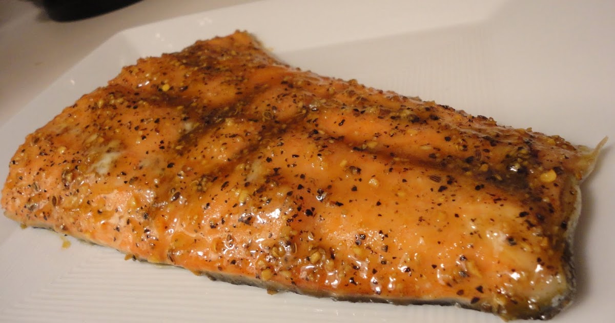 A Pirate S Journey In The Kitchen Maple Bourbon Glazed Salmon