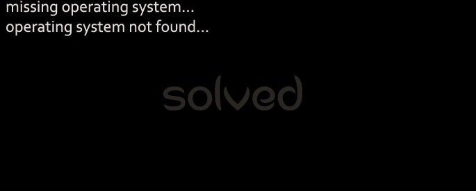 Cara Mengatasi Missing Operating System Atau Operating System Not Found Pada Laptop Atau Komputer Fadhlanexus Template Blogger Tutorial Icon Fonts Designer Artikel