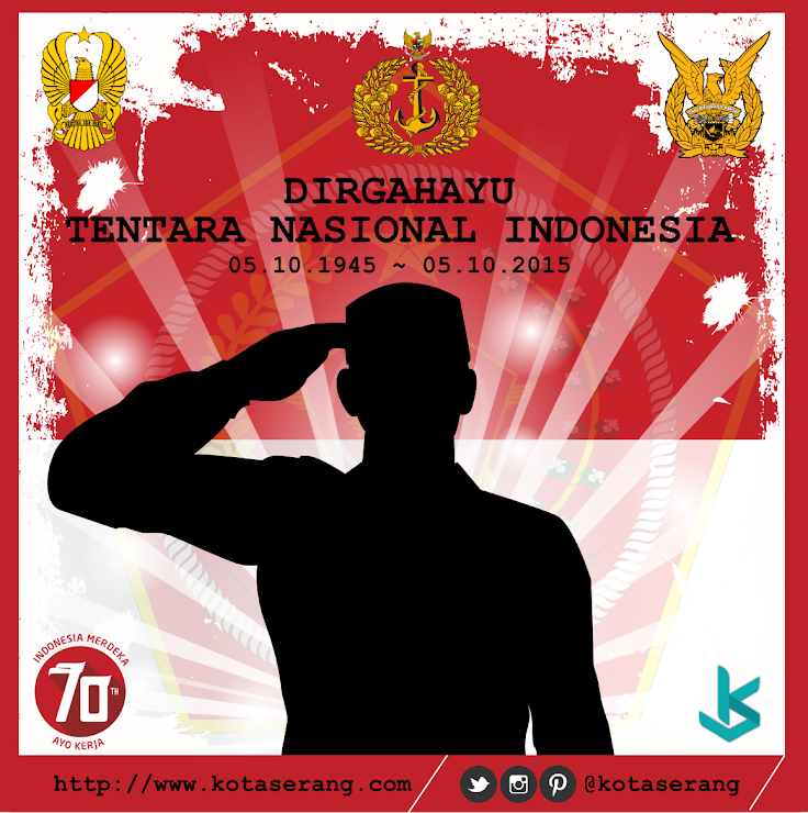 Gambar Vector - Gambar Peringatan Hari Ulang Tahun TNI 05 Oktober 2015