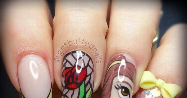 Beauty and the Beast Nail Art Decals - wide 7