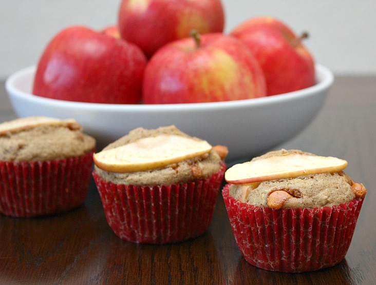 apple butterscotch muffins