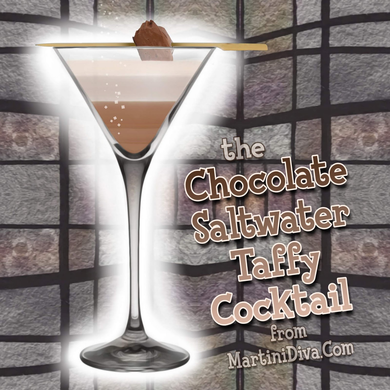 The MARTINI DIVA HAPPY NATIONAL TAFFY DAY Have a Taffy Martini!