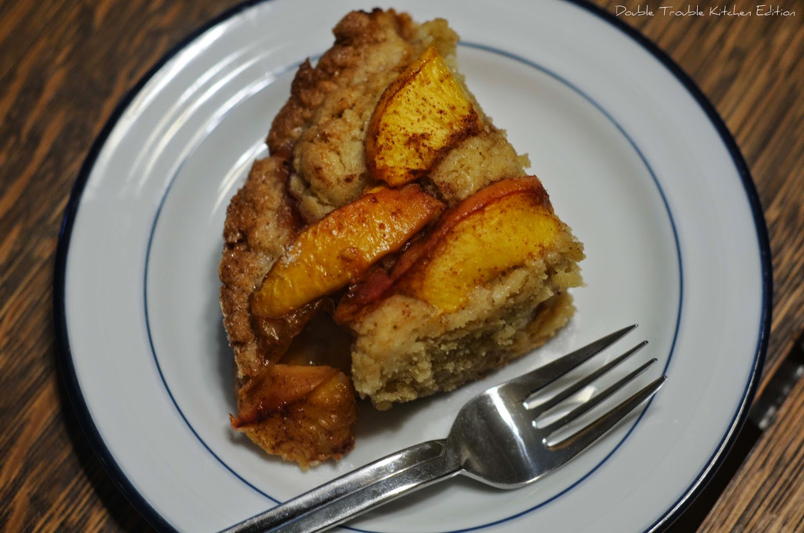 Double Trouble Kitchen Edition: Peach Cake