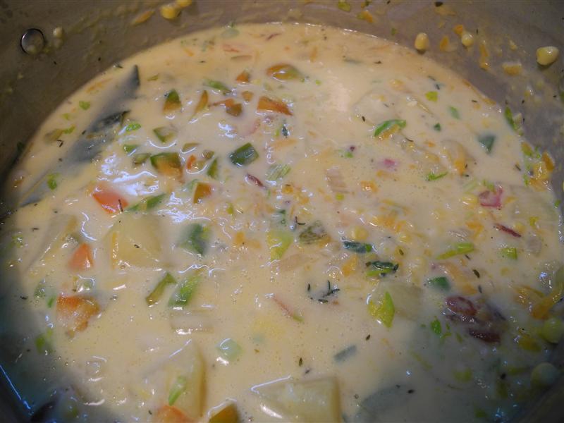 Recetas de Marlis: Corn Chowder (Crema de choclo)