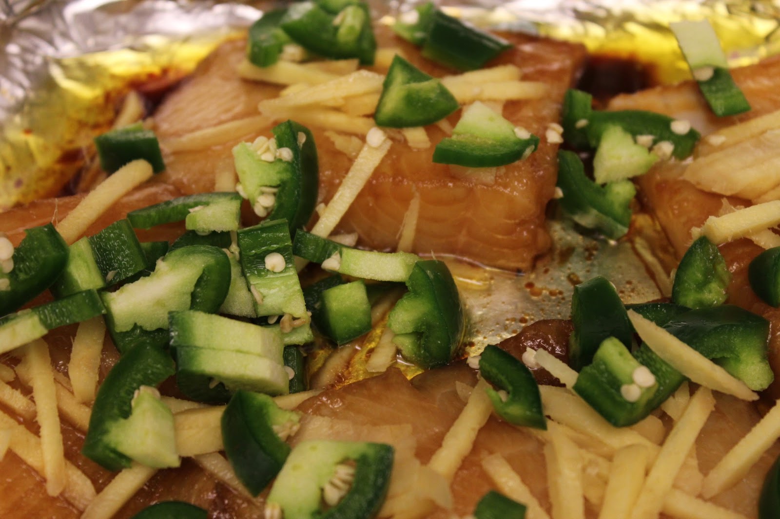 Aparna's Cookbook Steamed halibut with ginger, soy sauce and scallions