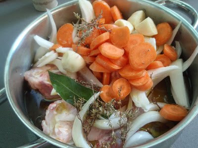 preparación de la pechuga en escabeche