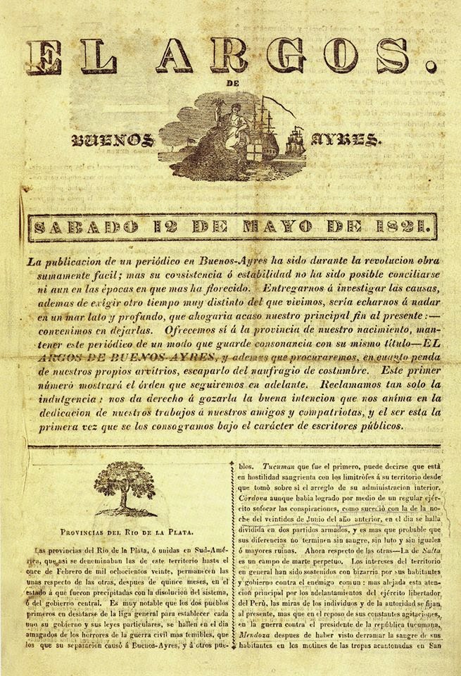 Miscelánea Ius Histórica Primer número del Periódico "El Argos de