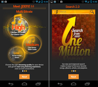 Gaana + music Android Application Gaana + music Android Application