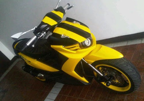 10 Foto Modifikasi Motor Mio Soul GT 2013