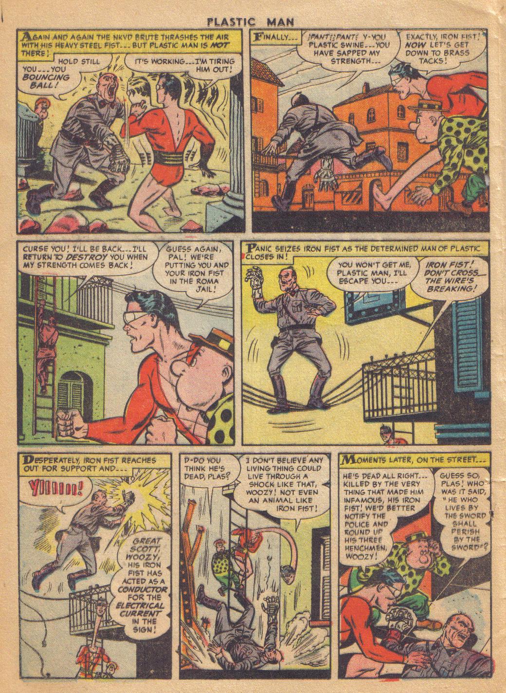 Read online Plastic Man (1943) comic -  Issue #50 - 12