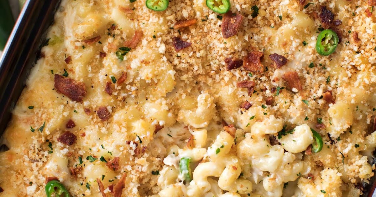 BAKED JALAPEÑO POPPER MAC AND CHEESE CUCINA DELICIOUS