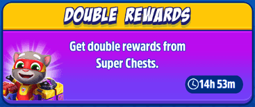 Talking Tom Hero Dash Double Rewards