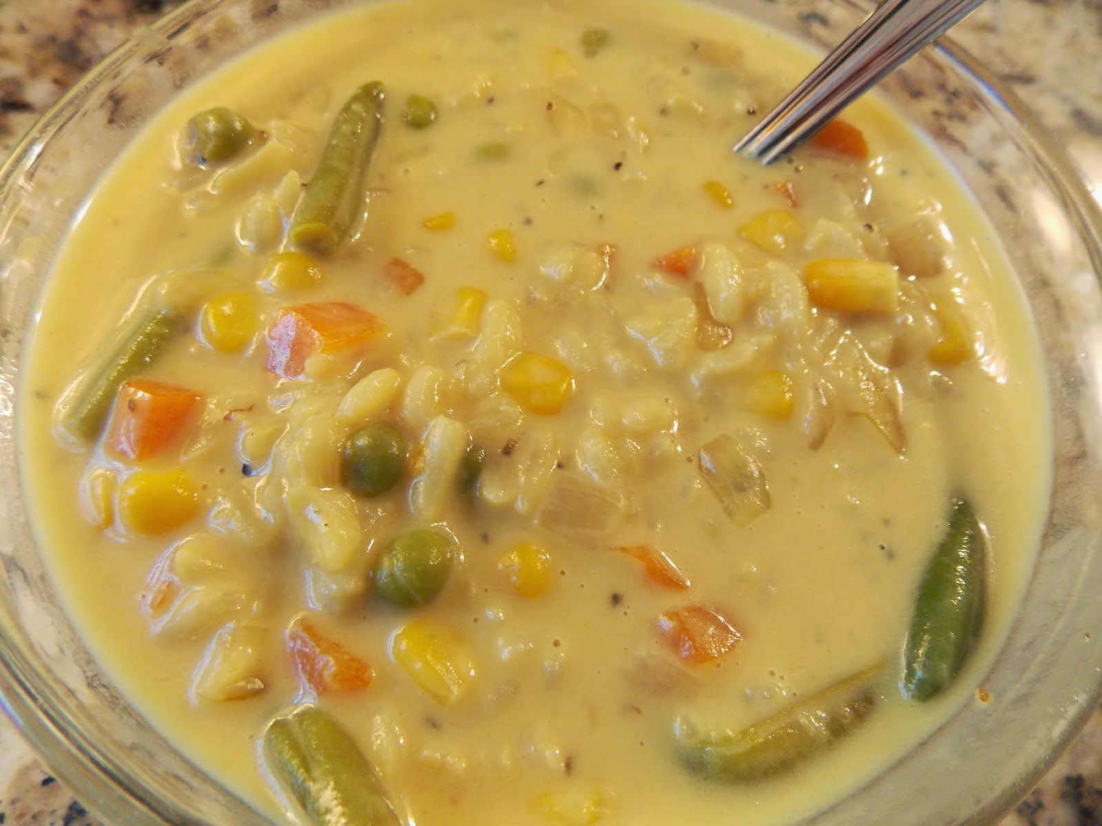 Pithy's Kitchen Creamy Spring Vegetable Soup