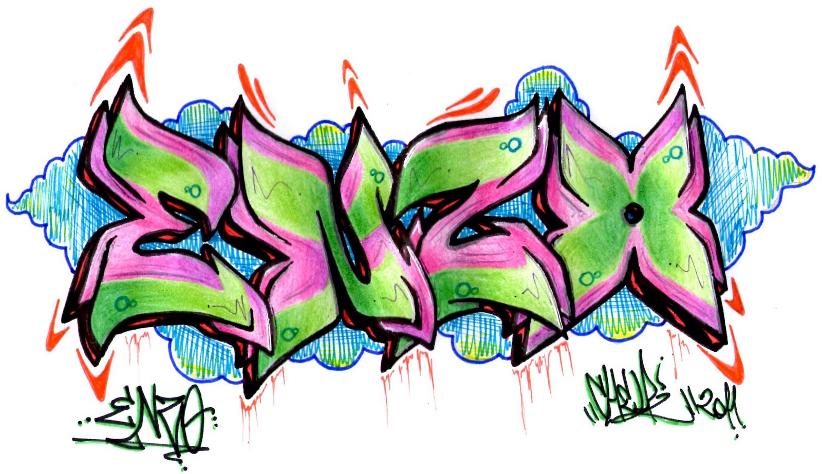 de graffiti chidas abecedario en graffiti arte con graffiti los