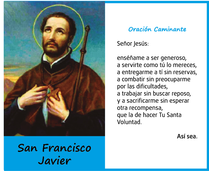 Maribel Sansano Queridos amigos, hoy celebra la Iglesia a San Francisco Javier, Sacerdote Maribel Sansano Queridos amigos, hoy celebra la Iglesia a San Francisco Javier, Sacerdote