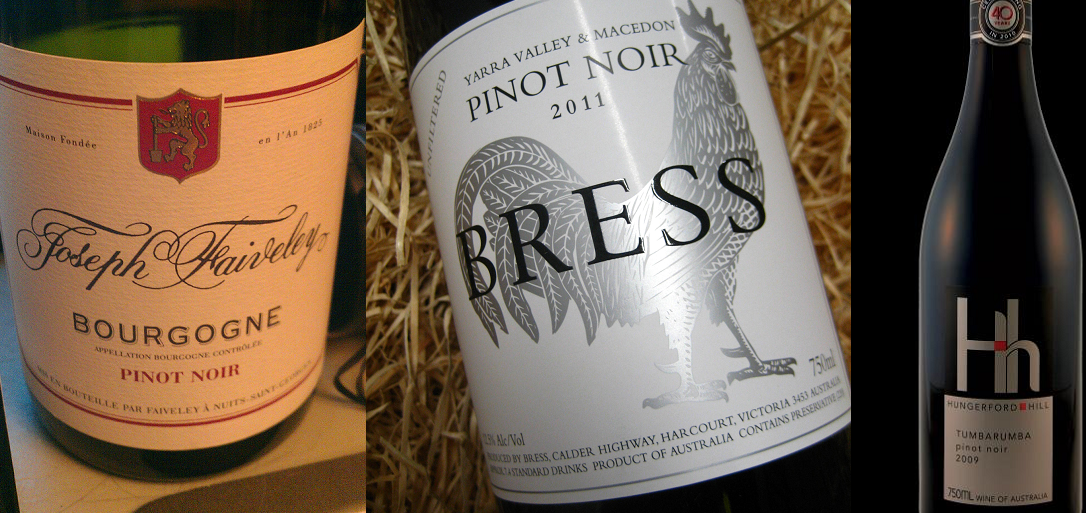 Locked In The Cellar Pinot Noir Tasting 05/05/12