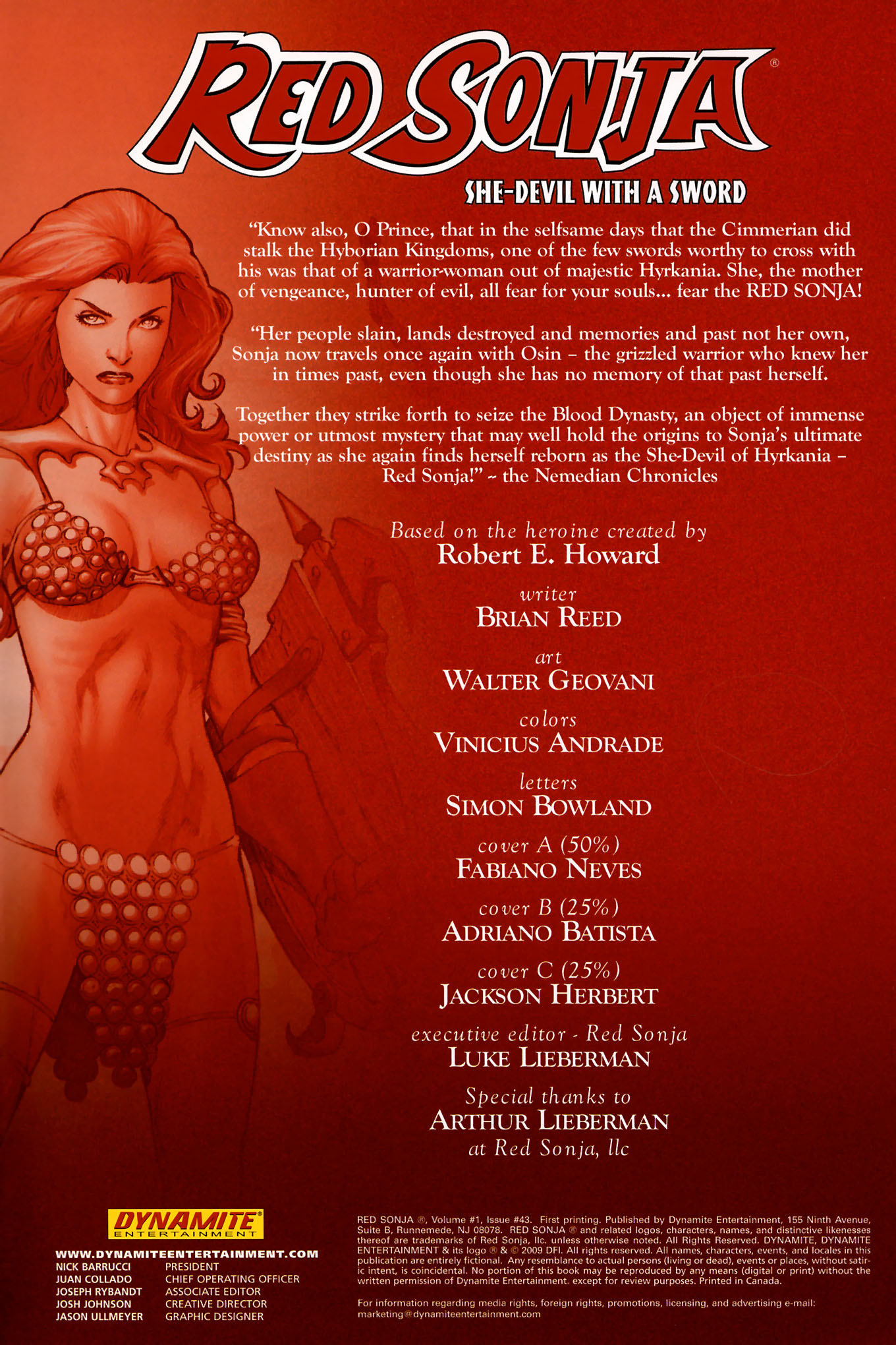 Read online Red Sonja (2005) comic -  Issue #43 - 4