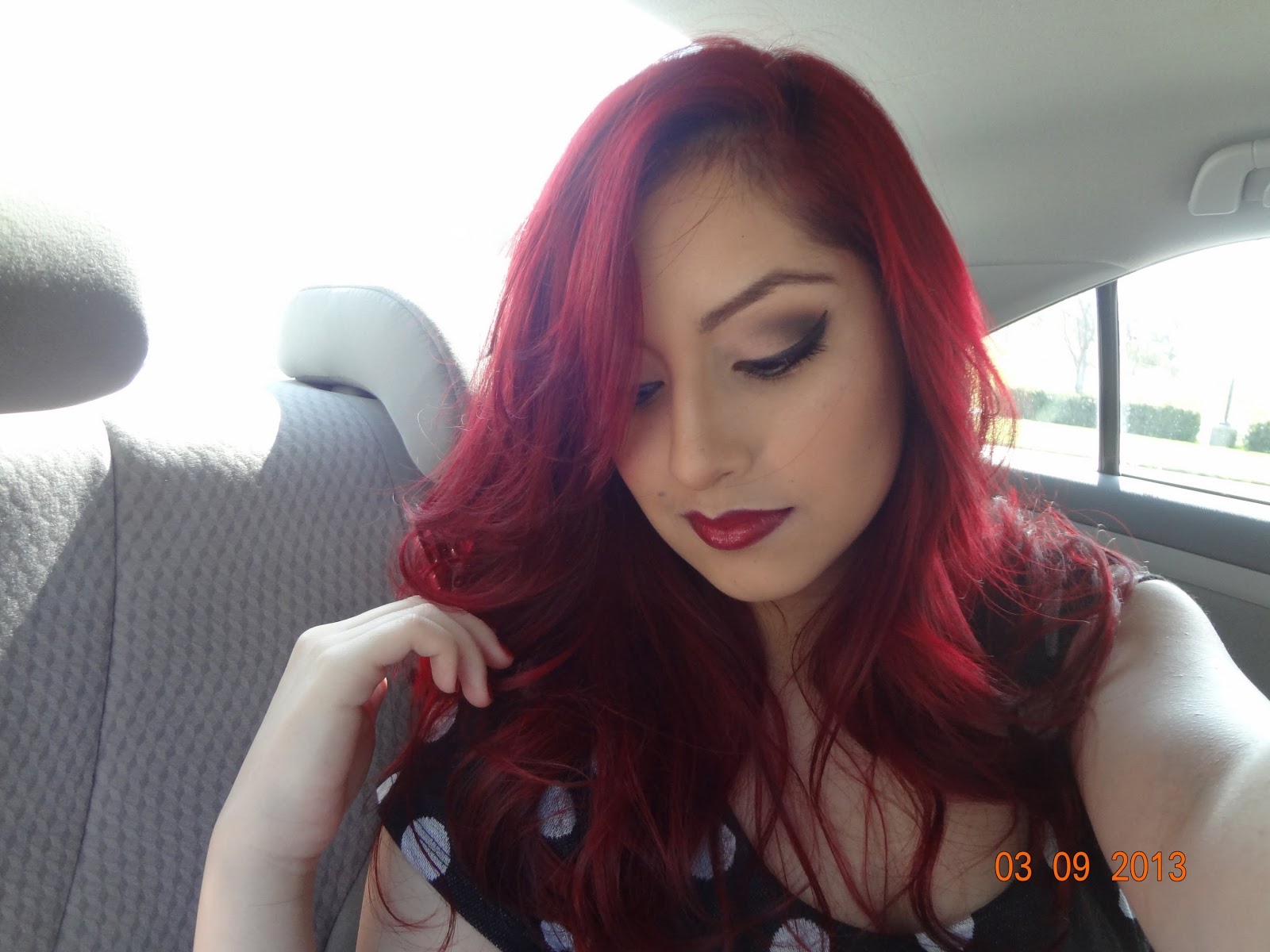 Manic Panic Vampire Red On Dark Hair Find Your Perfect Hair Style