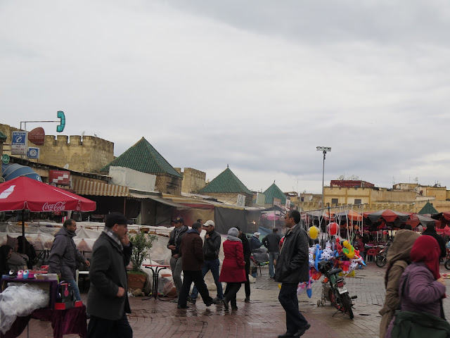 Plaza el Hedim en Meknes