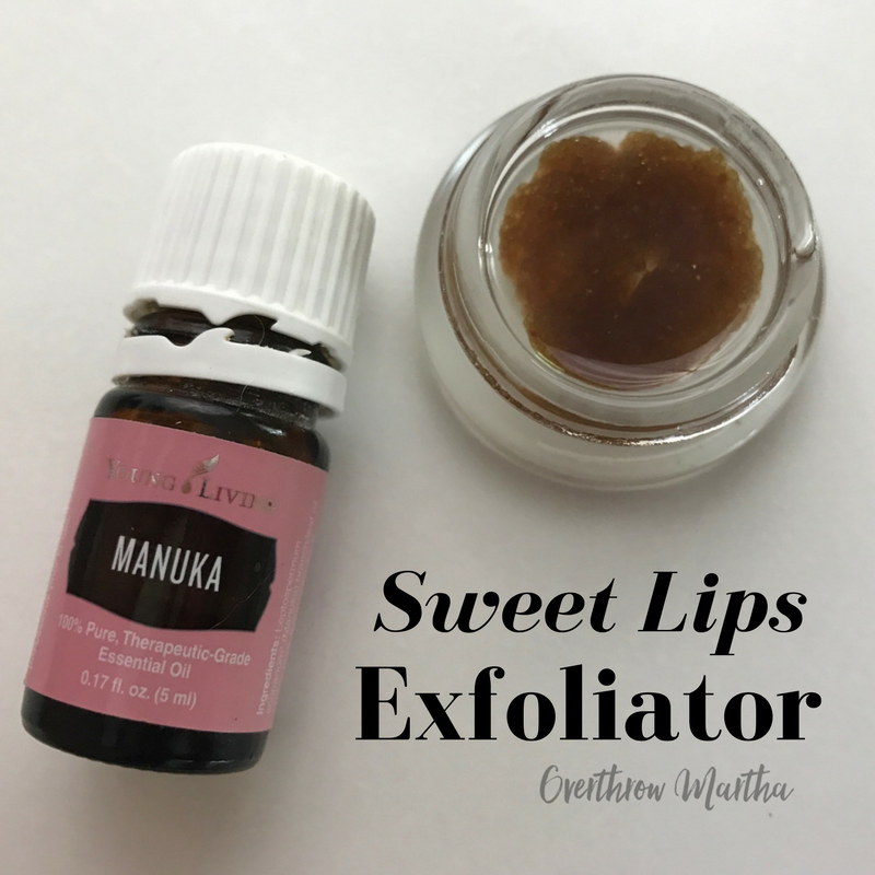 DIY Sweet Lips Exfoliator with Honey Overthrow Martha