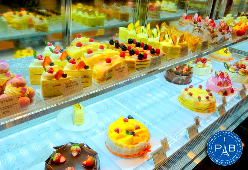 paris baguette cake menu