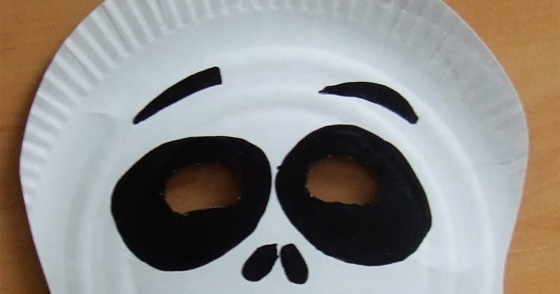 Les Mercredis de Julie [Halloween] Masque squelette avec