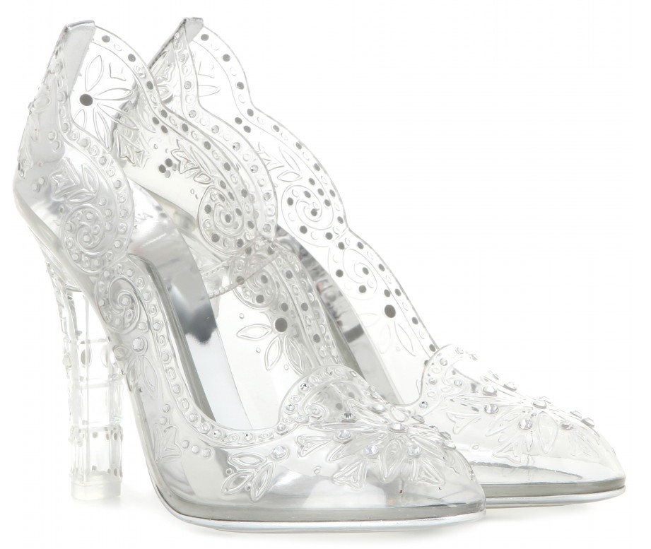 dolce and gabbana glass slippers