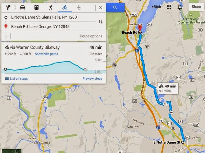 Rich's PedalPoint Warren County Bikeway (Glens Falls to Lake