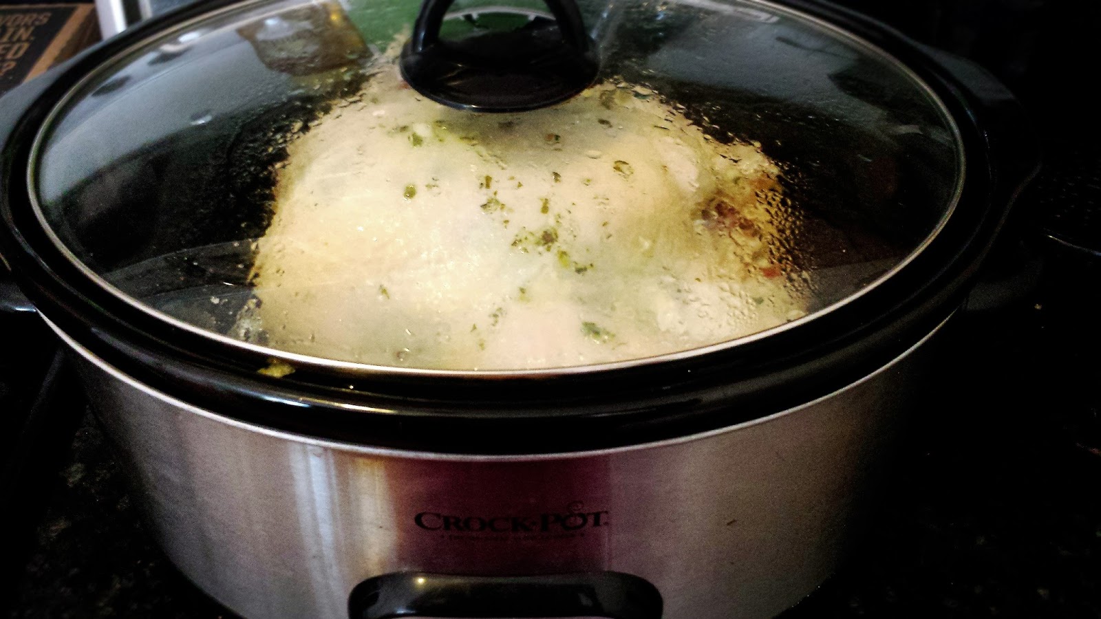 My Geekie Family Garlic Basil Chicken Crock Pot Recipe