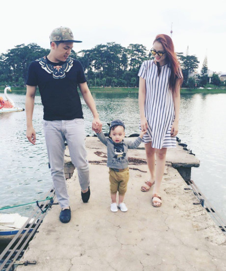 Sao Việt khoe ảnh gia đình chứng minh hạnh phúc - Ảnh 2 Sao Viet khoe anh gia dinh chung minh hanh phuc - Anh 2