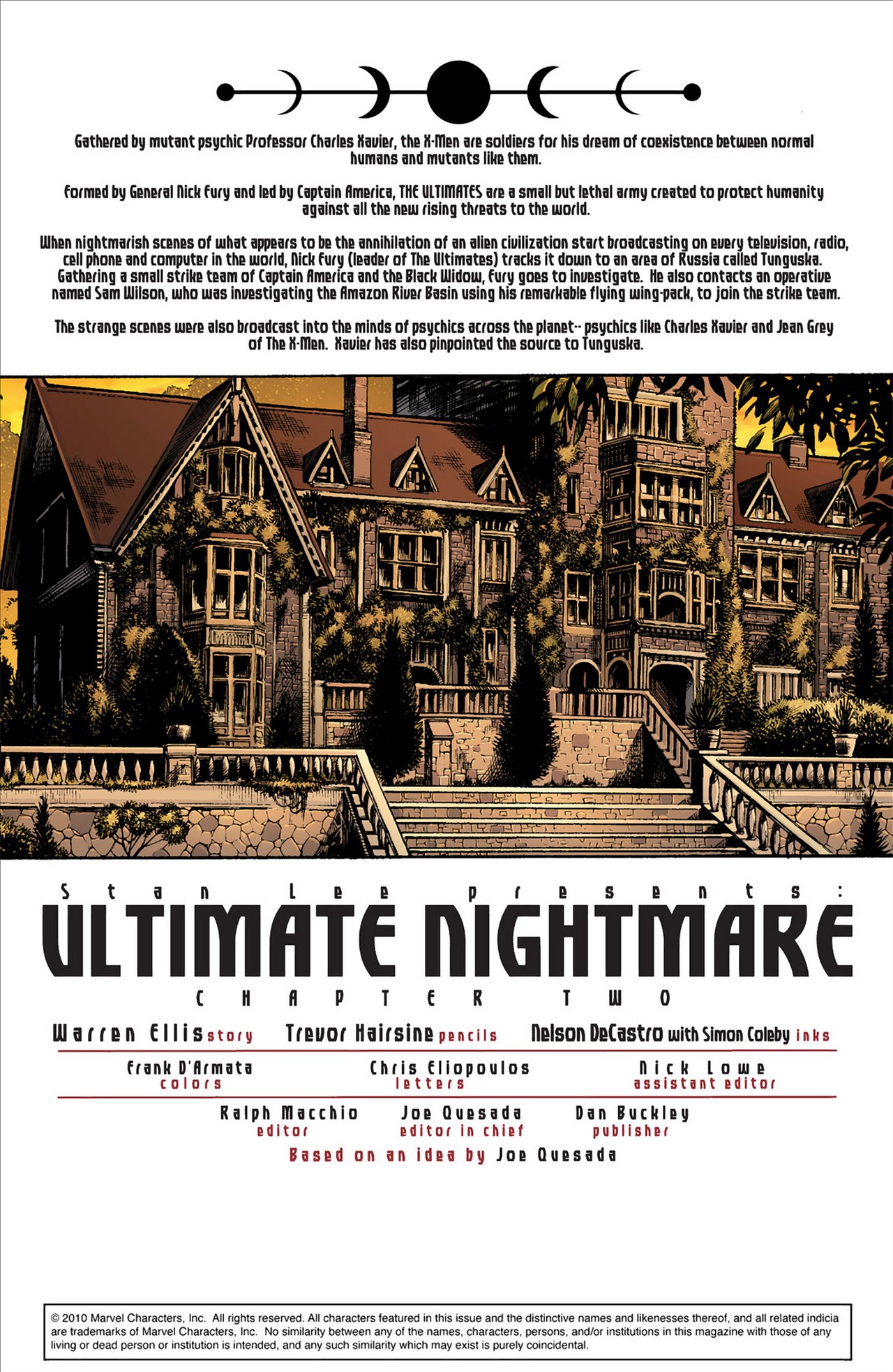 Read online Ultimate Nightmare comic -  Issue #2 - 2