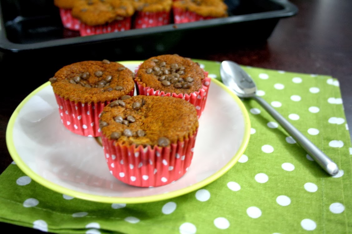 Honey Chocolate Chips Muffin Eggless, Butterless and Sugarless