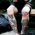 HD TATTOOS ON LEGS WITH ROSES