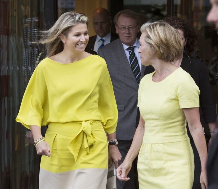 Queen Maxima Attends a Conference in Den Haag