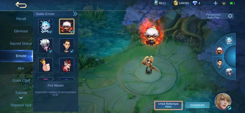 How to Install Battle Emote in Latest Mobile Legends 5