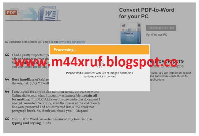 pdf to word converter big file