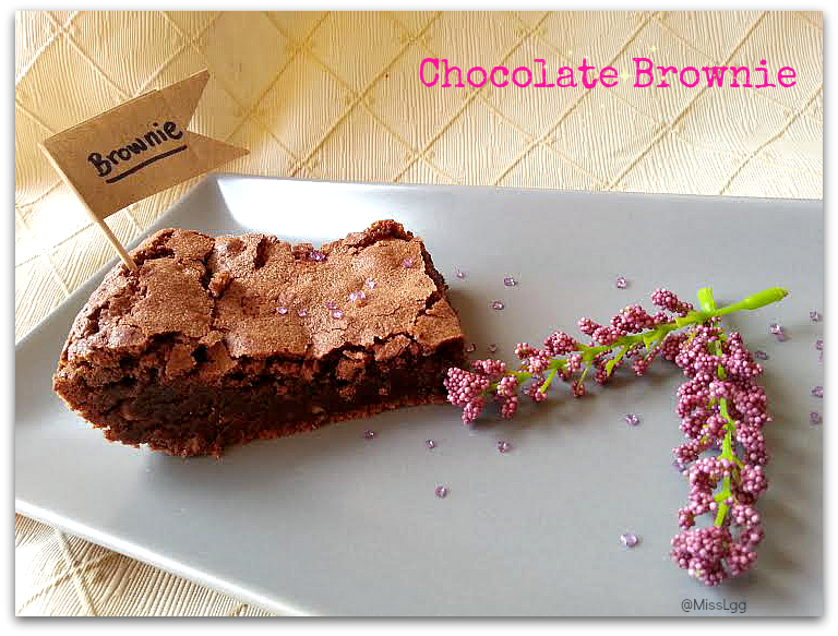 brownie de chocolate negro receta / dark chocolate brownie recipe
