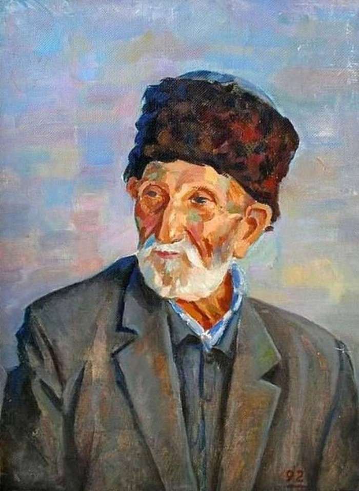 Азербайджанский художник. Najmaddin Huseynov