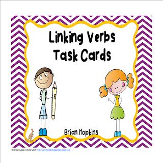 Linking Verbs Task Cards