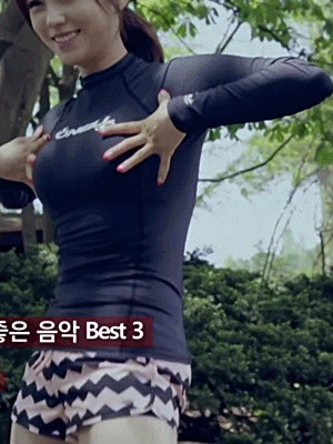 박초롱 선생님 허리운동.gif | 인스티즈