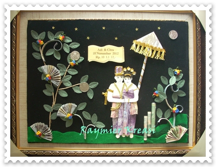 Raymier Kreasi Mahar Pasangan Pengantin  Jawa di Taman