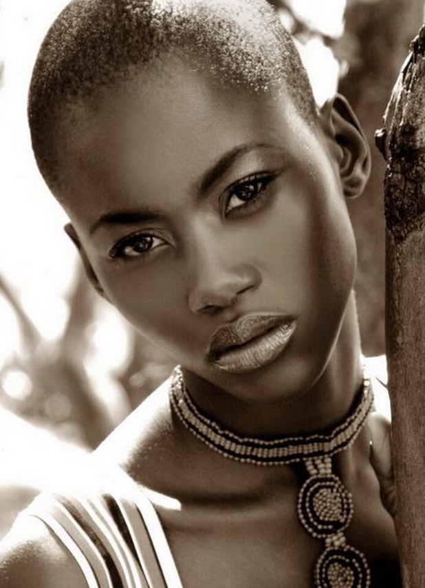 Beautiful Dark Skin Black Women