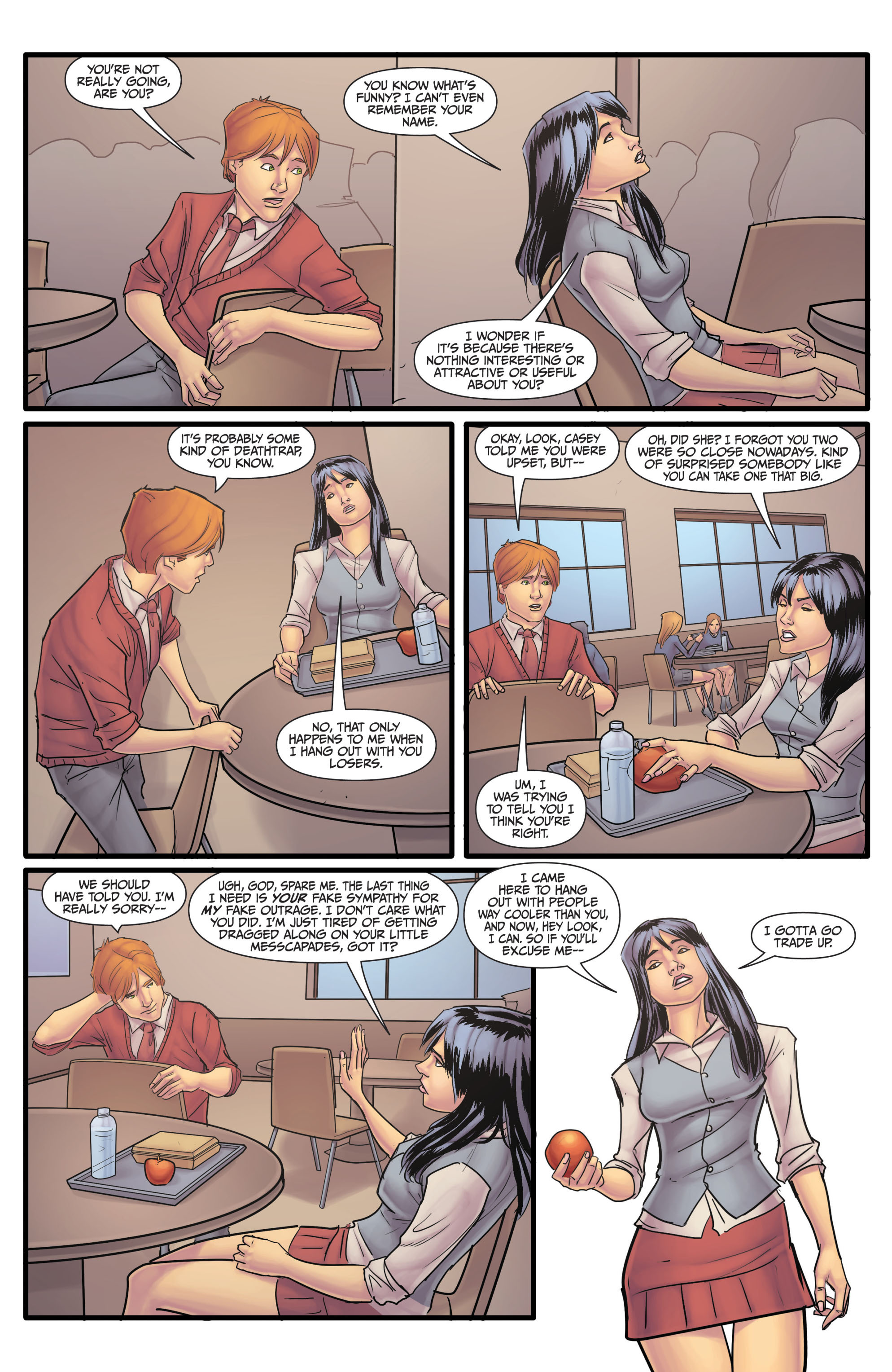 Read online Morning Glories comic -  Issue # _TPB 2 - 17